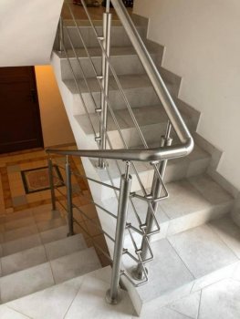 Interiérové nerezové zábradlie - rôzne