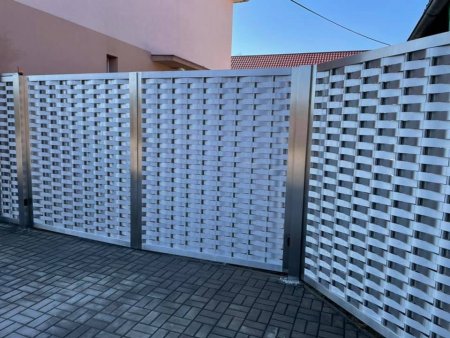 Nerezová prepletaná brána s automatizáciou