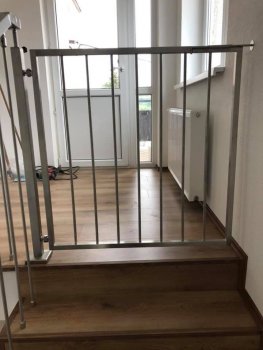 Nerezové zábradlie s bráničkou